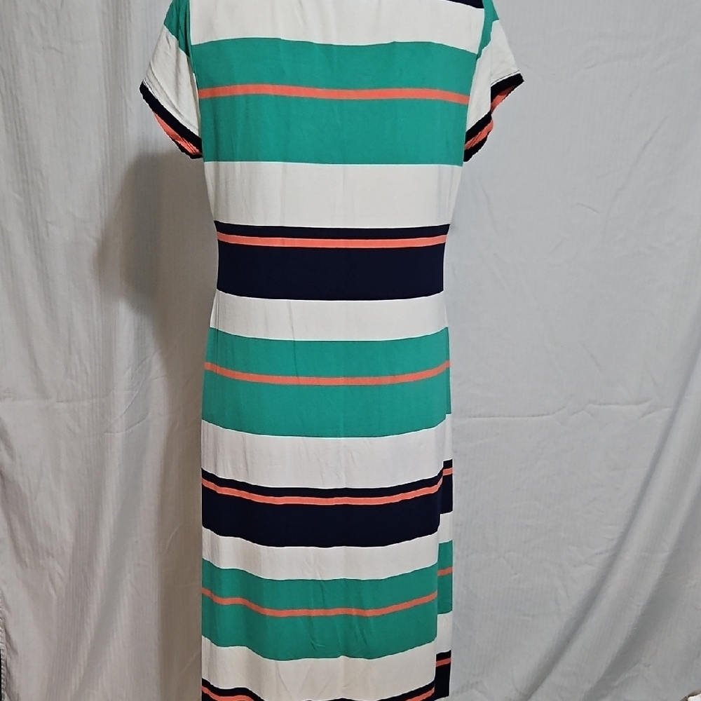 Cynthia Rowley Colorful Striped Midi Dress - Picture 6 of 7